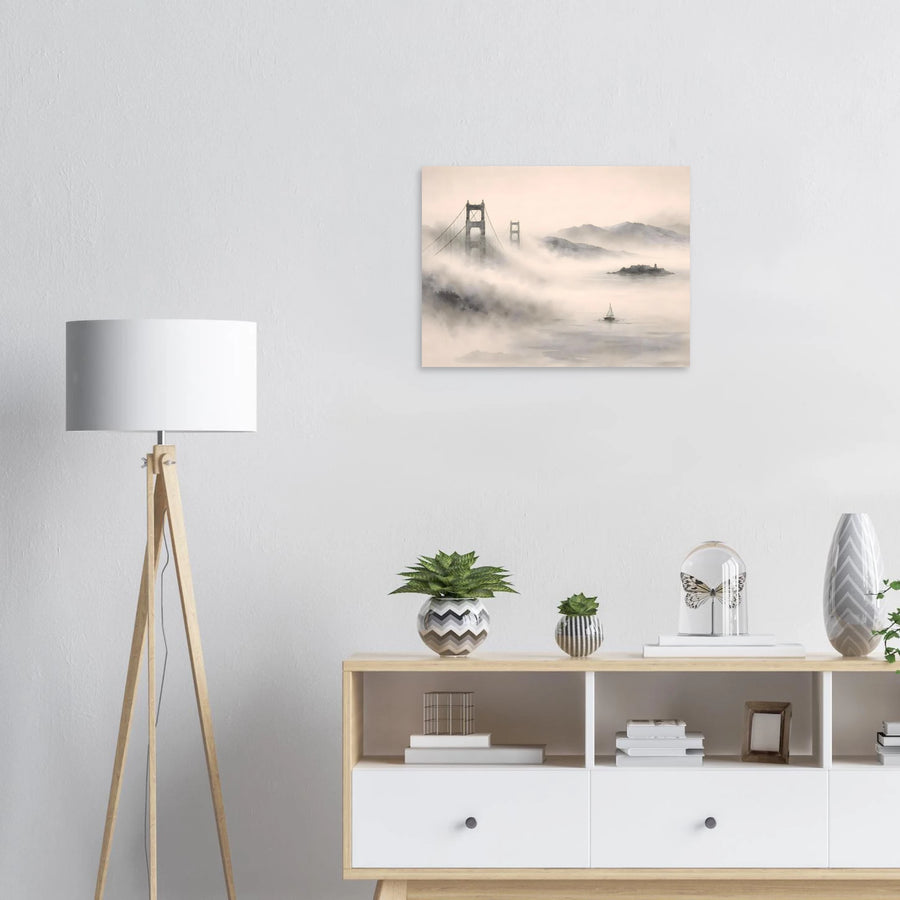 Wabi-Sabi San Francisco Ink Wash Poster