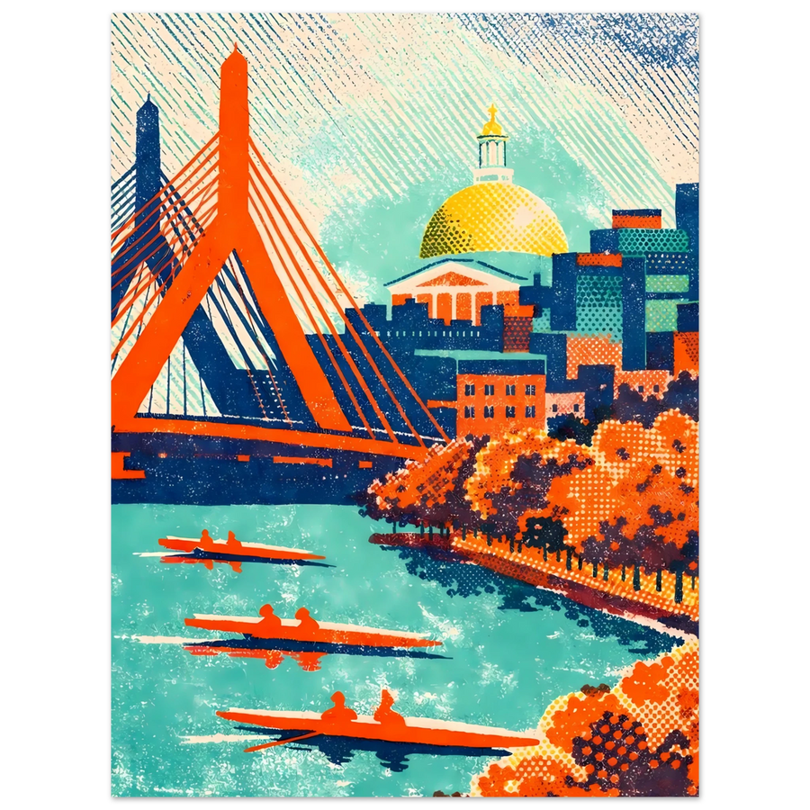 Boston Minimalist Wall Art