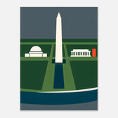 Washington DC Minimalist Wall Art Poster
