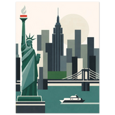 New York Minimalist Wall Art Poster