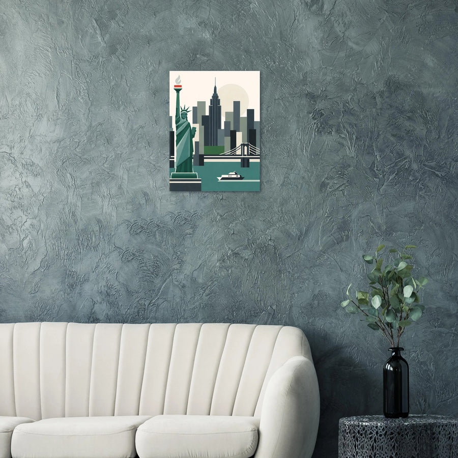 New York Minimalist Wall Art Poster