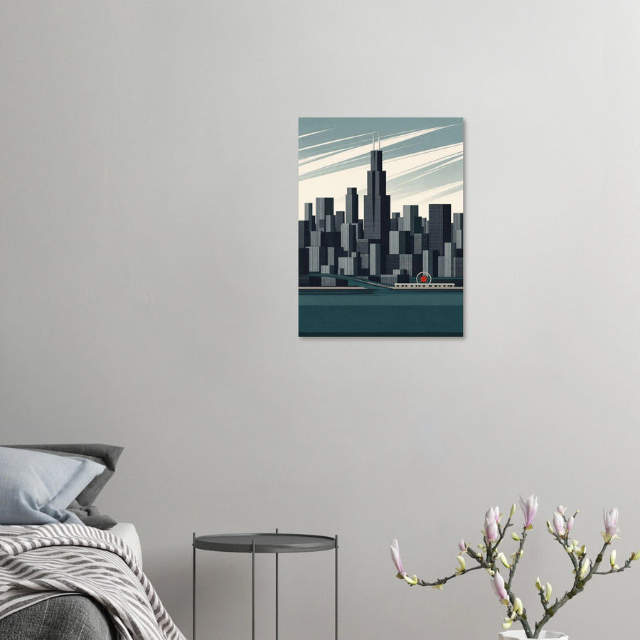 Chicago Minimalist Wall Art Poster