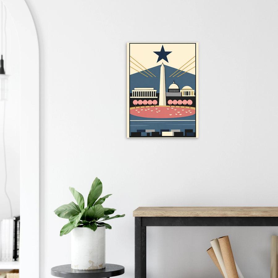 Washington DC Bauhaus Poster