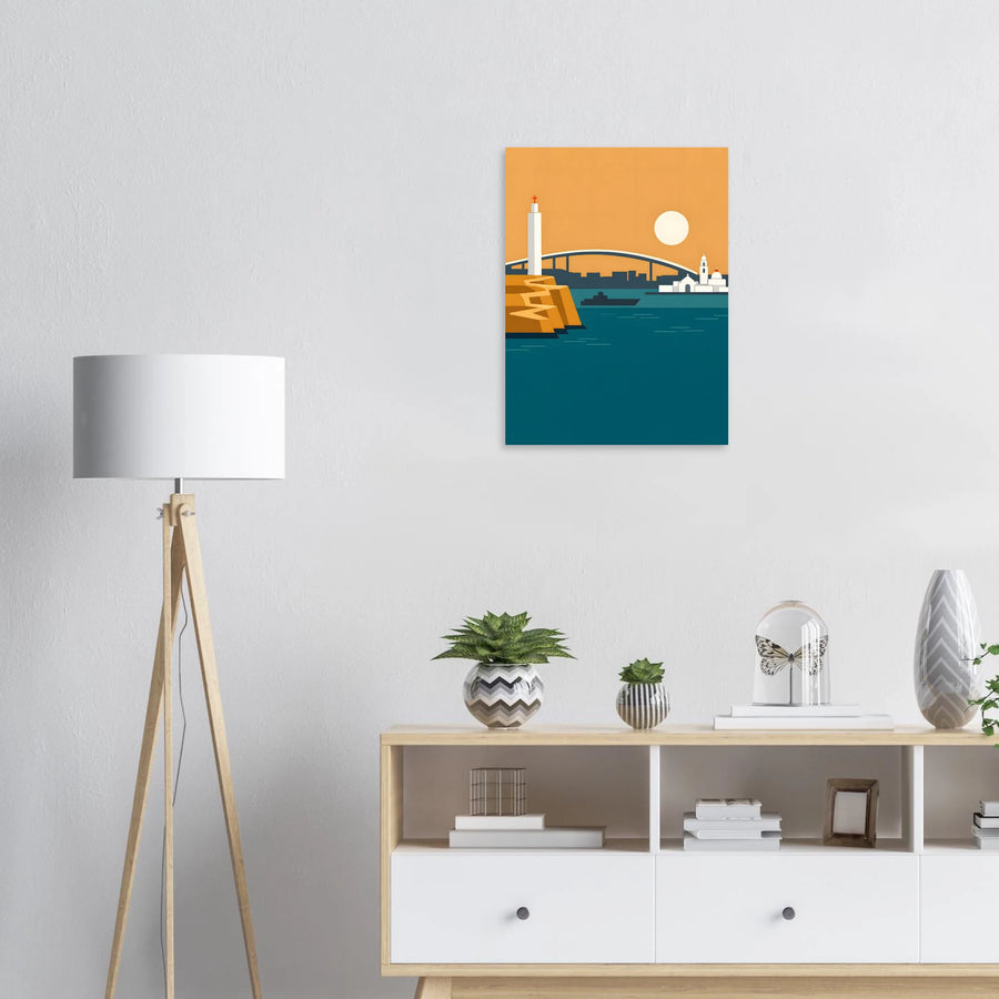 San Diego Coastal Minimalist Wall Art Poster