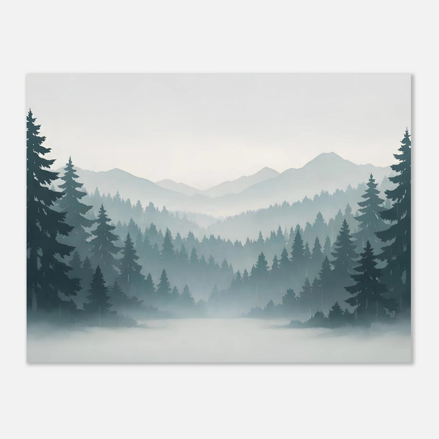 Pacific Northwest landscape Poster – Premium Matte Wall Art Print