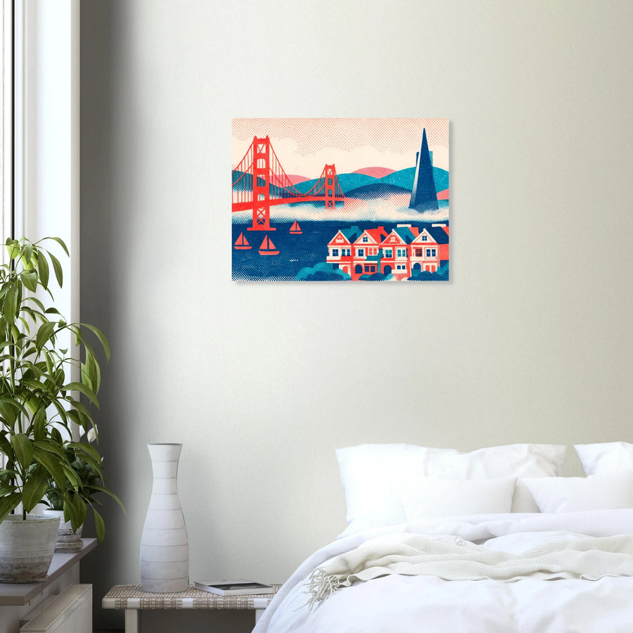 San Francisco in Halftone